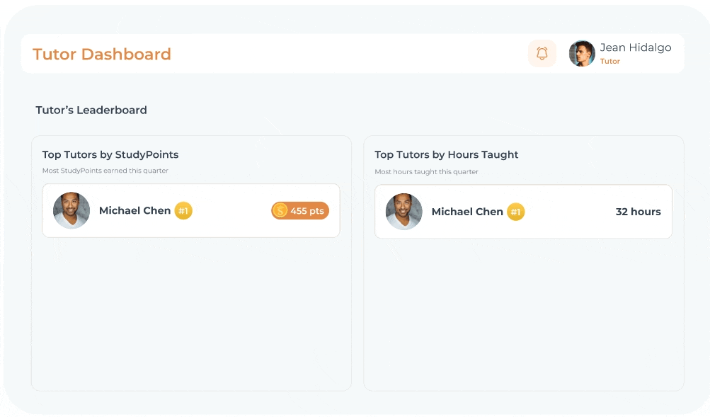 tutor dashboard